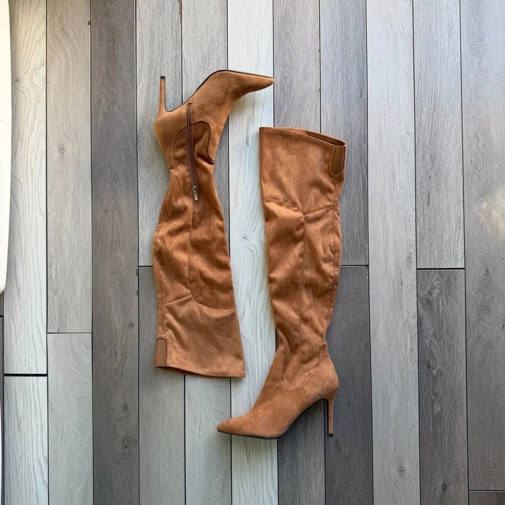 Marc Fisher Shoes Nwt Marc Fisher Daneca Pointy Toe Over-The-Knee Boot